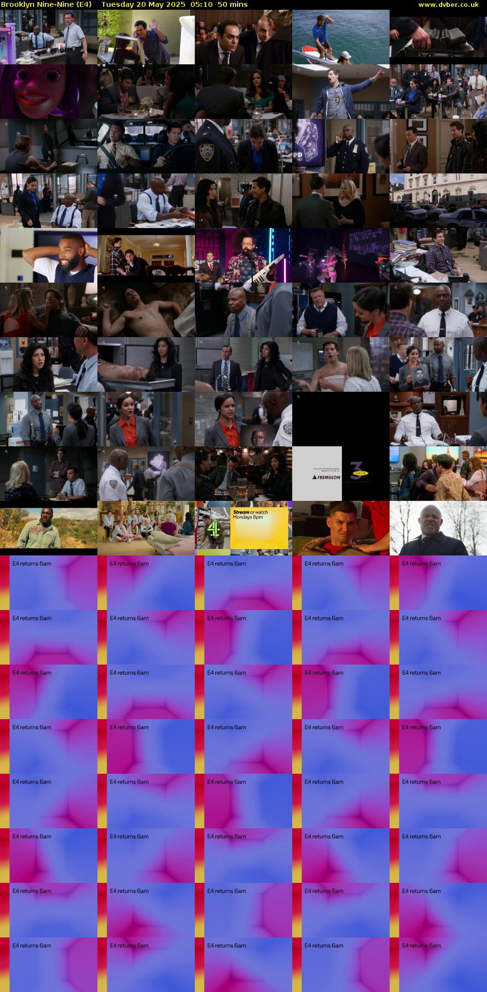 Brooklyn Nine-Nine (E4) Tuesday 20 May 2025 05:10 - 06:00
