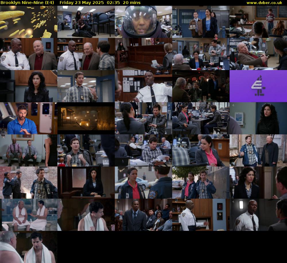 Brooklyn Nine-Nine (E4) Friday 23 May 2025 02:35 - 02:55