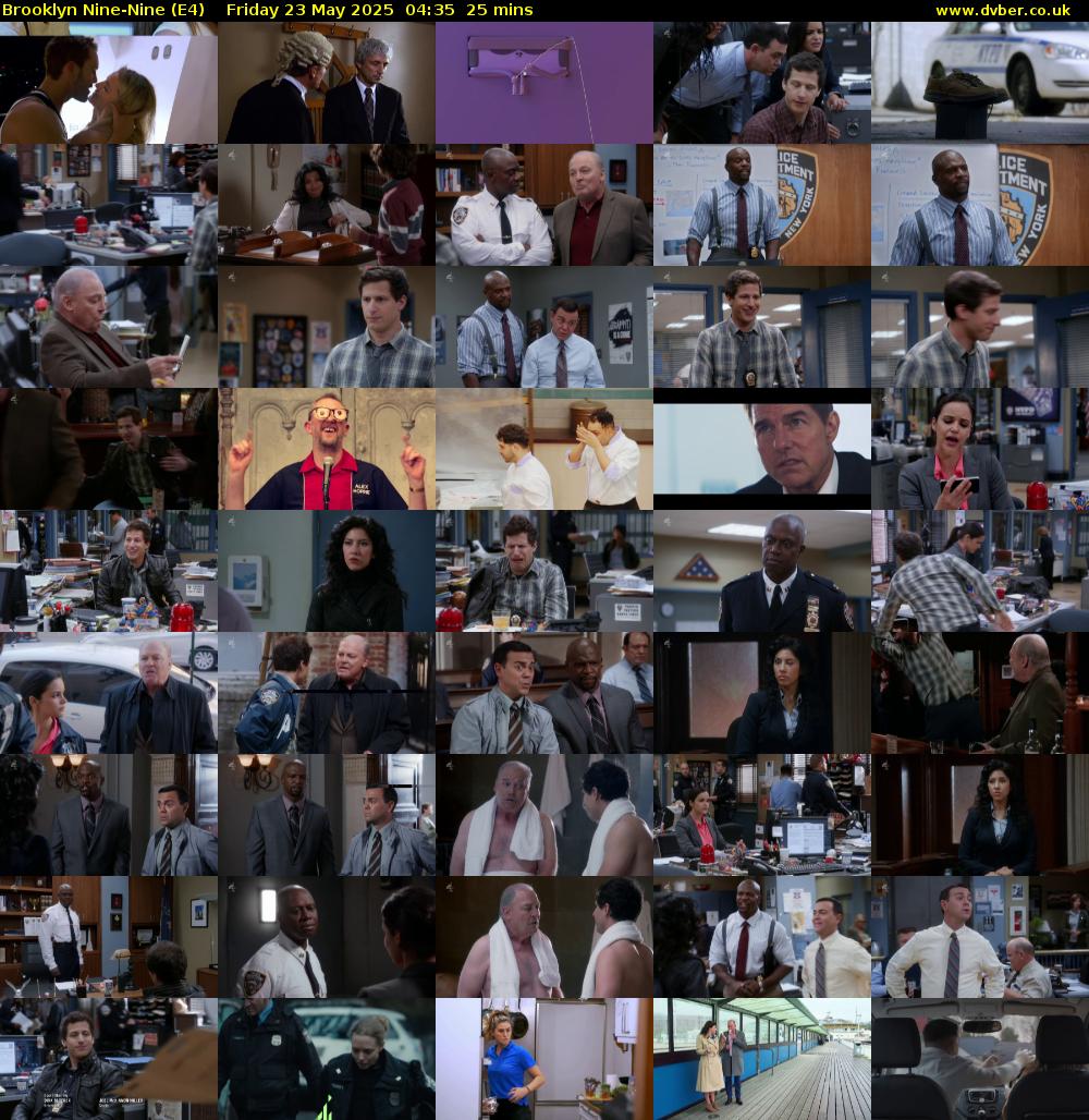Brooklyn Nine-Nine (E4) Friday 23 May 2025 04:35 - 05:00