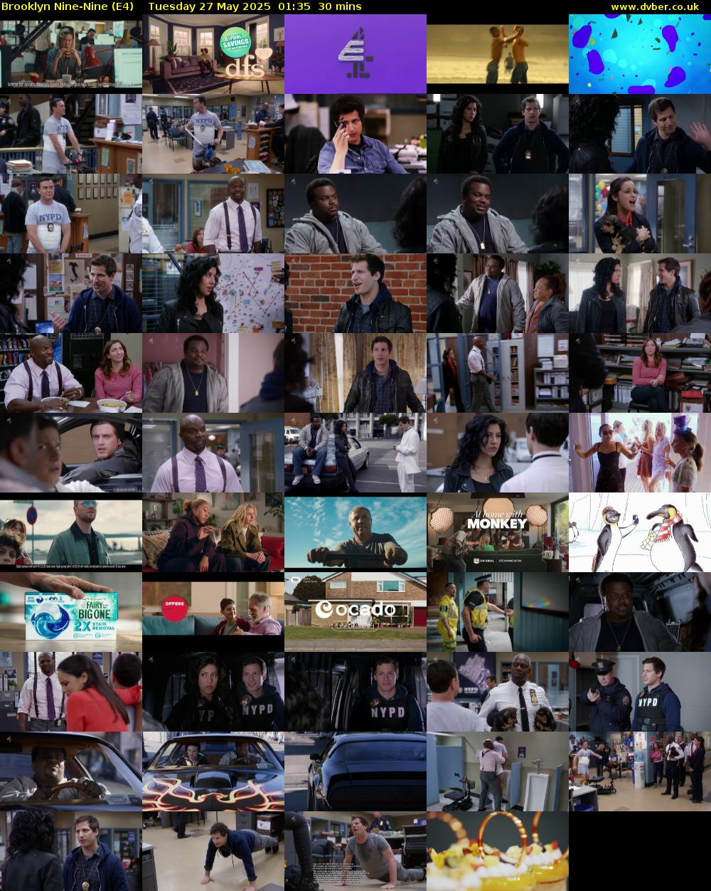 Brooklyn Nine-Nine (E4) Tuesday 27 May 2025 01:35 - 02:05