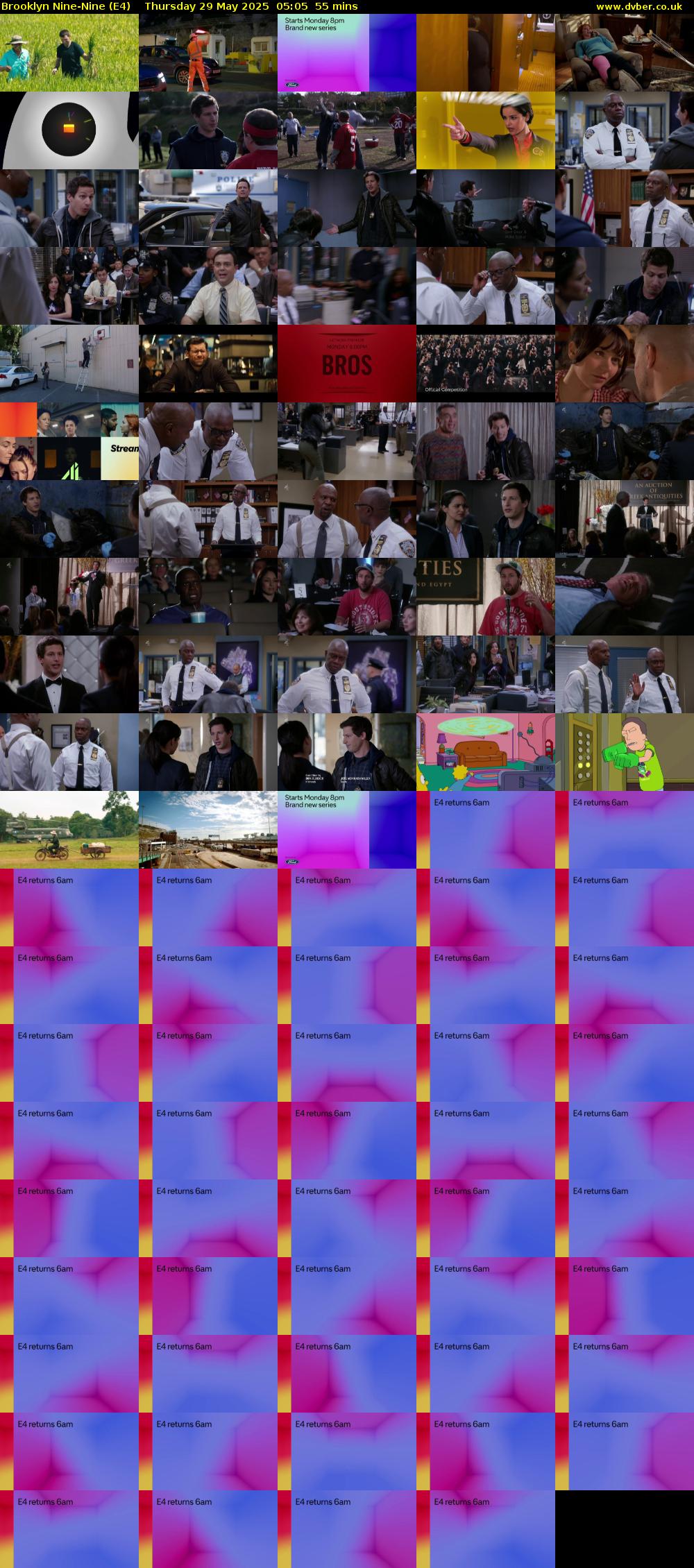 Brooklyn Nine-Nine (E4) Thursday 29 May 2025 05:05 - 06:00