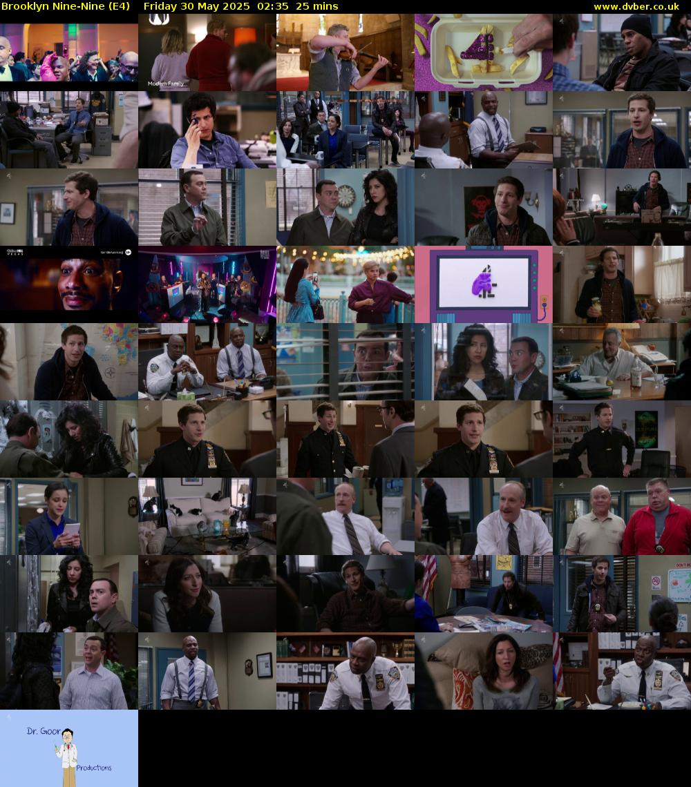 Brooklyn Nine-Nine (E4) Friday 30 May 2025 02:35 - 03:00