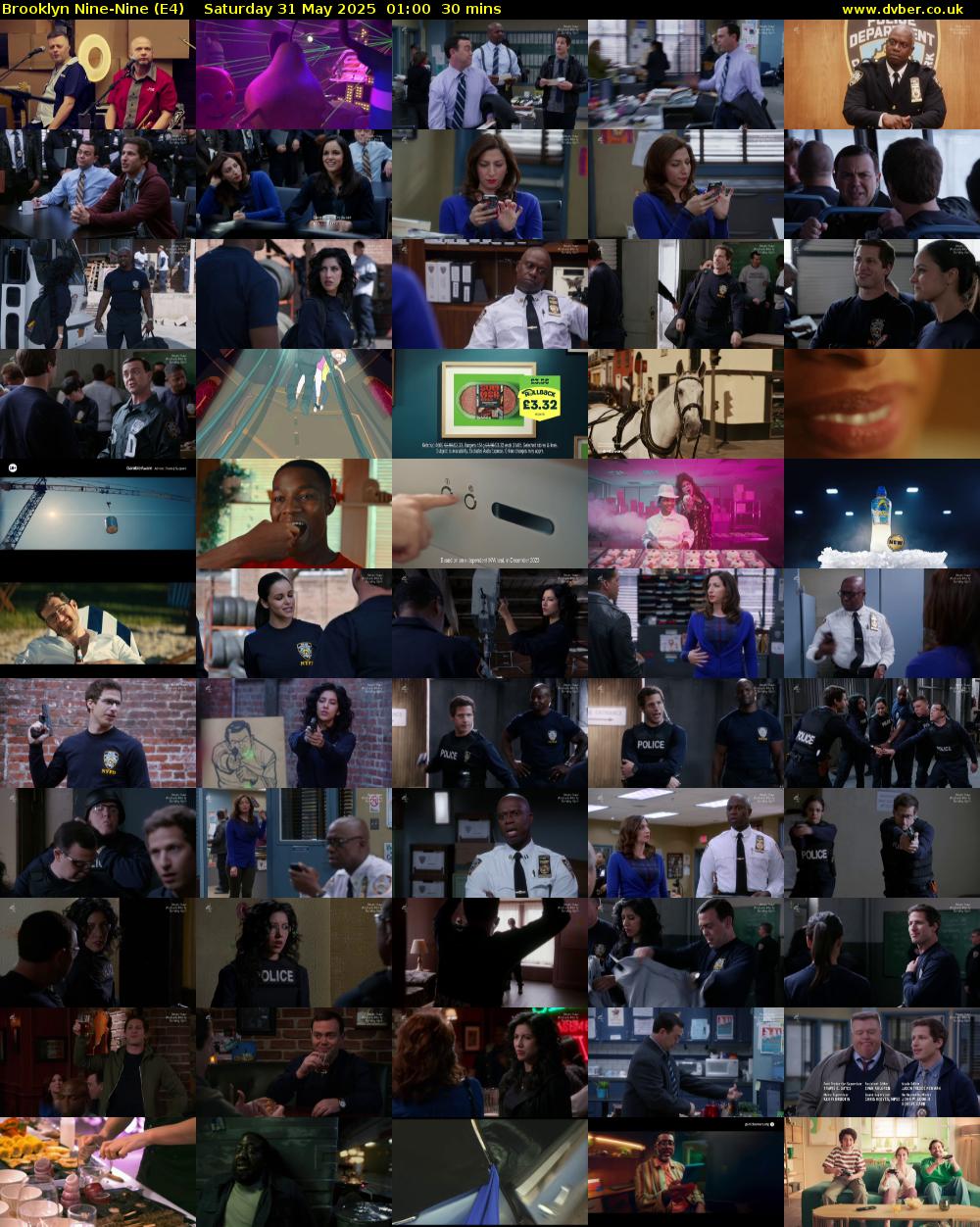 Brooklyn Nine-Nine (E4) Saturday 31 May 2025 01:00 - 01:30
