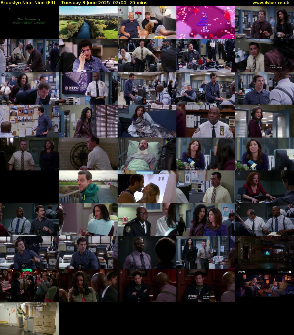 Brooklyn Nine-Nine (E4) Tuesday 3 June 2025 02:00 - 02:25