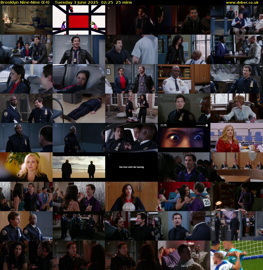 Brooklyn Nine-Nine (E4) Tuesday 3 June 2025 02:25 - 02:50