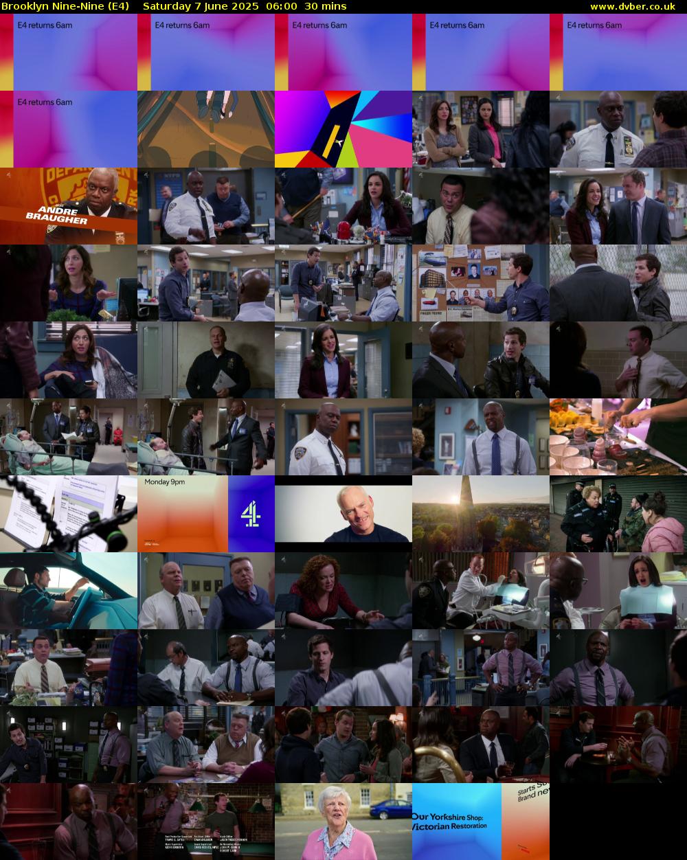 Brooklyn Nine-Nine (E4) Saturday 7 June 2025 06:00 - 06:30