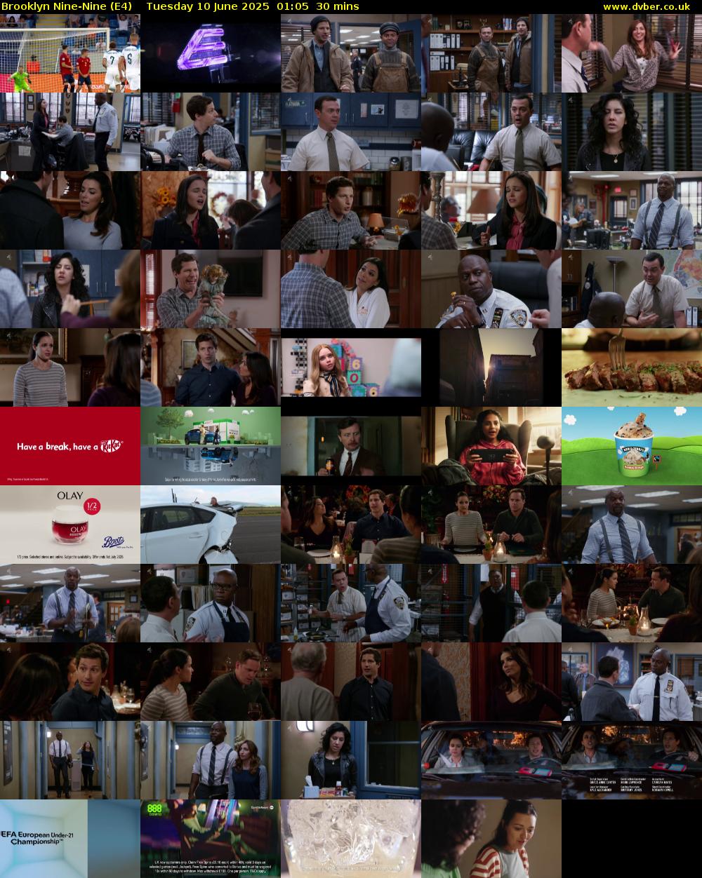 Brooklyn Nine-Nine (E4) Tuesday 10 June 2025 01:05 - 01:35