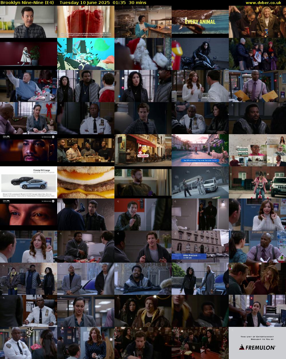 Brooklyn Nine-Nine (E4) Tuesday 10 June 2025 01:35 - 02:05