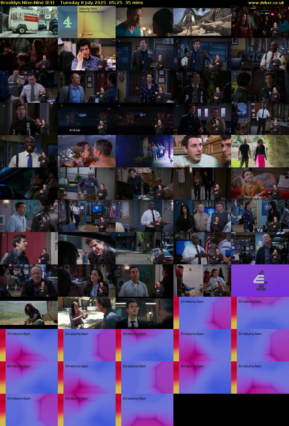 Brooklyn Nine-Nine (E4) Tuesday 8 July 2025 05:25 - 06:00