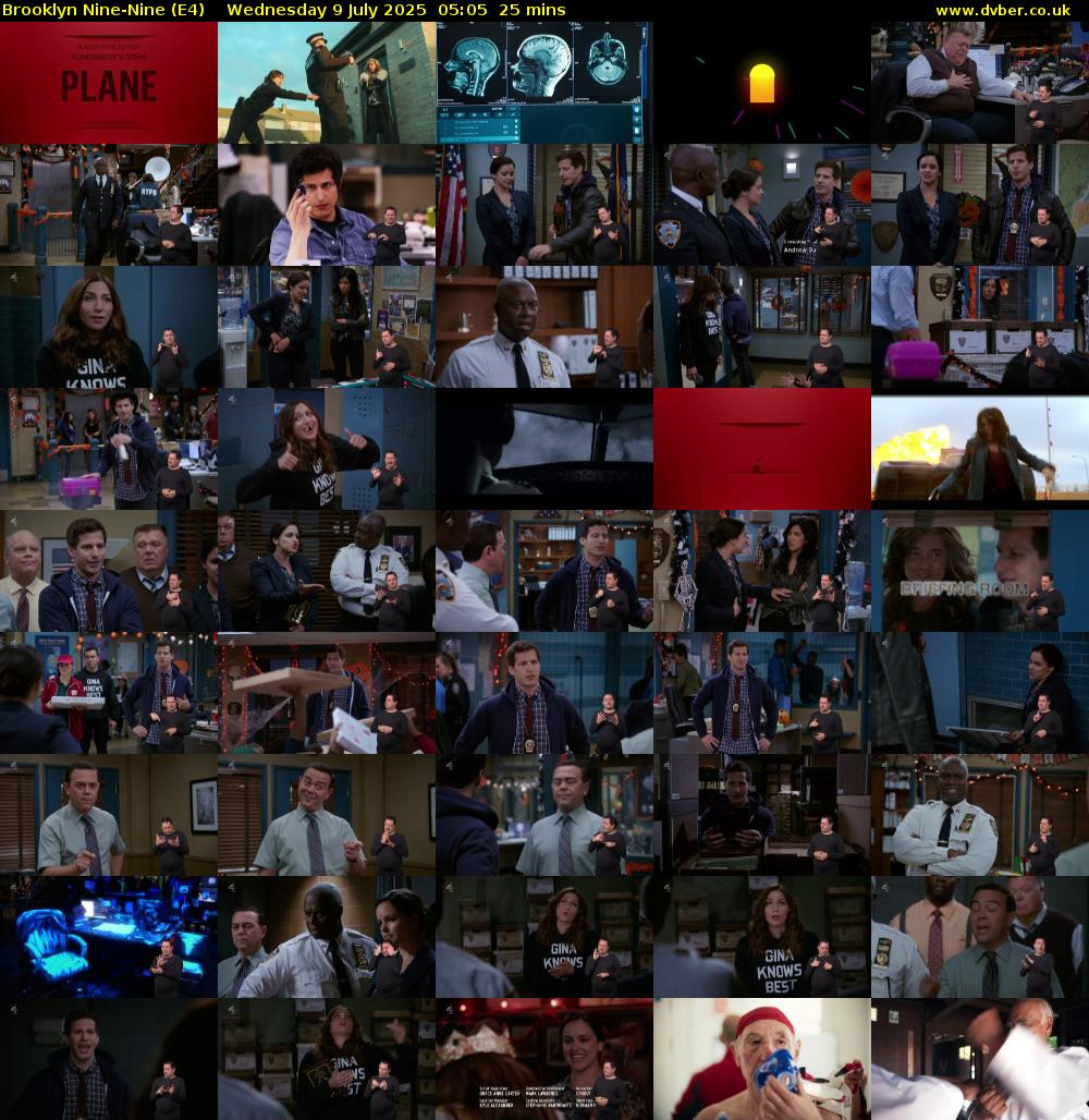 Brooklyn Nine-Nine (E4) Wednesday 9 July 2025 05:05 - 05:30