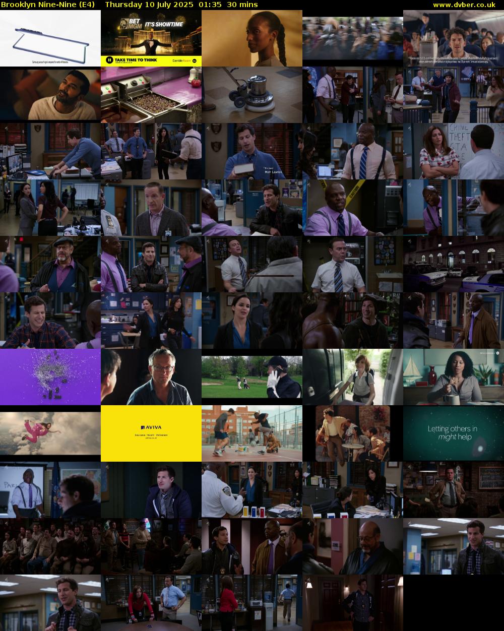 Brooklyn Nine-Nine (E4) Thursday 10 July 2025 01:35 - 02:05