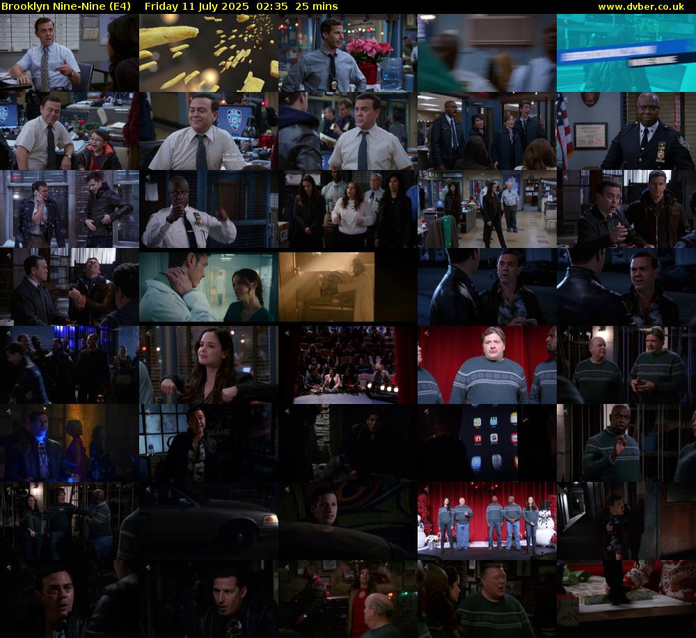 Brooklyn Nine-Nine (E4) Friday 11 July 2025 02:35 - 03:00