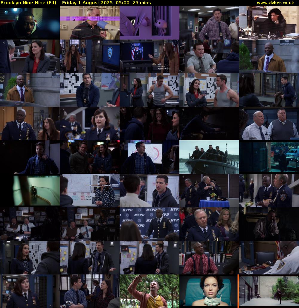 Brooklyn Nine-Nine (E4) Friday 1 August 2025 05:00 - 05:25