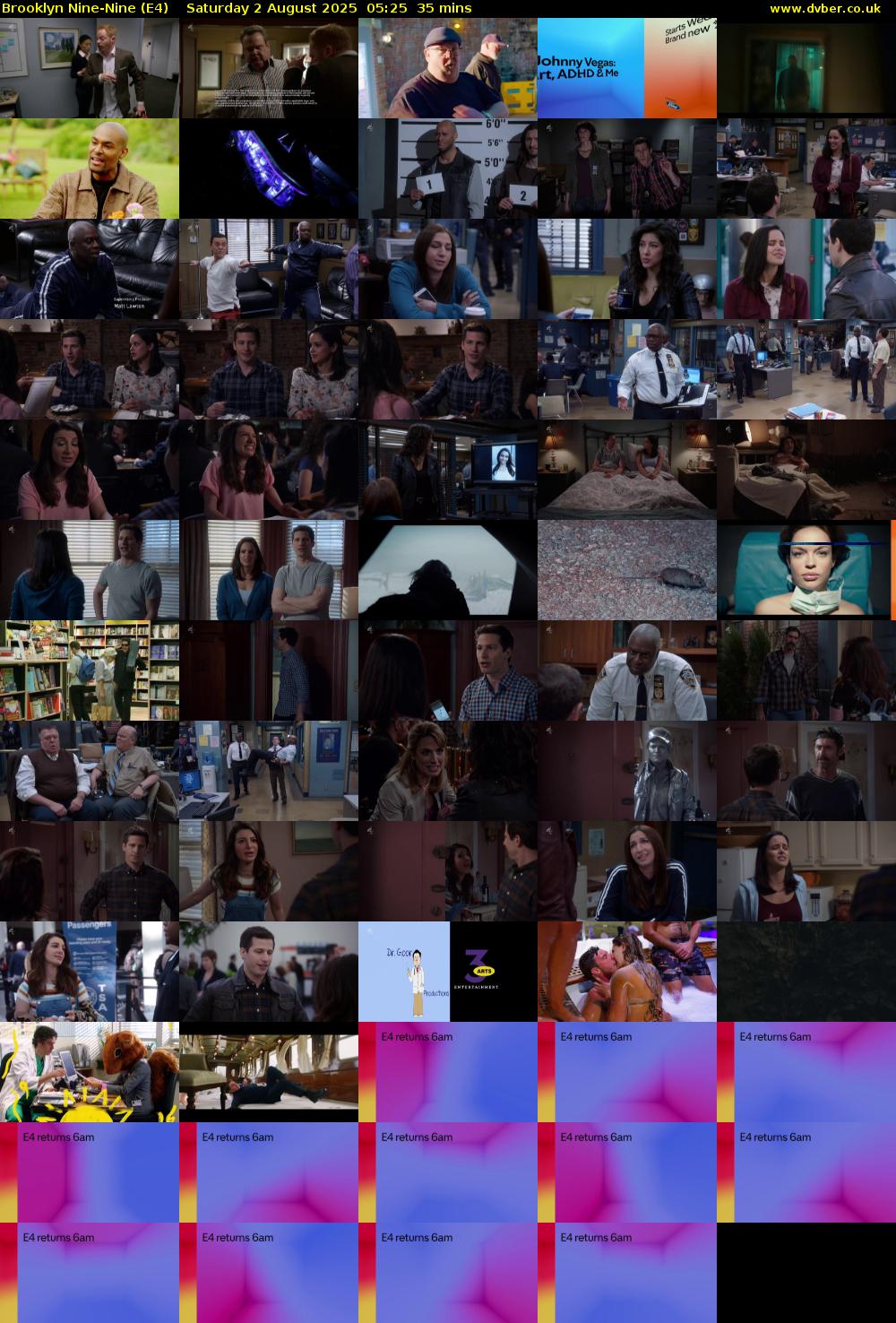 Brooklyn Nine-Nine (E4) Saturday 2 August 2025 05:25 - 06:00