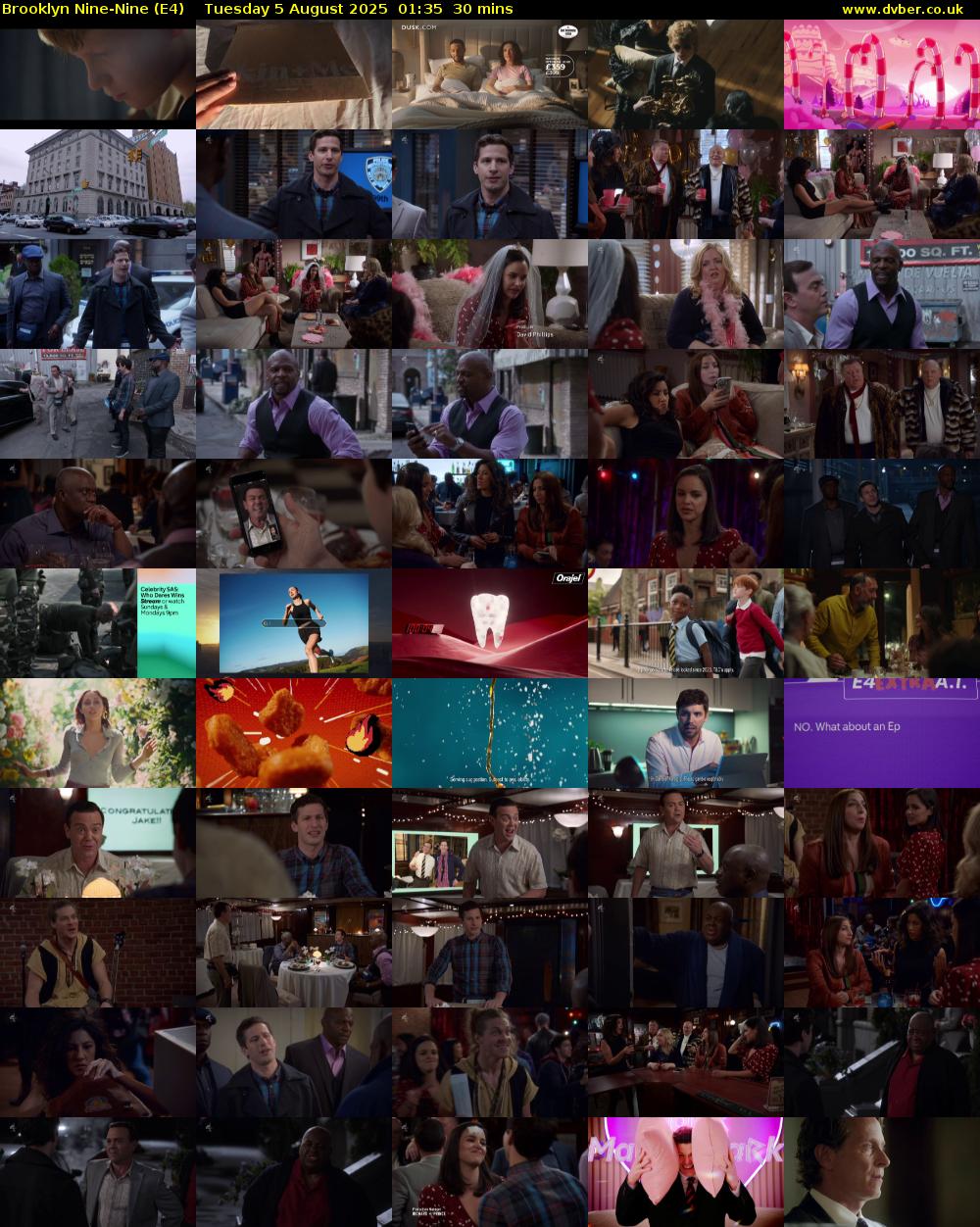 Brooklyn Nine-Nine (E4) Tuesday 5 August 2025 01:35 - 02:05