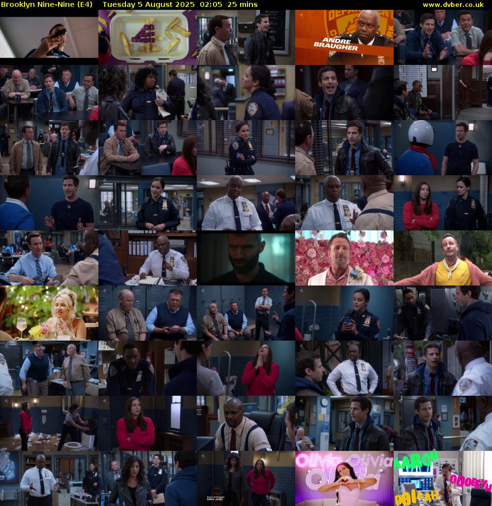 Brooklyn Nine-Nine (E4) Tuesday 5 August 2025 02:05 - 02:30
