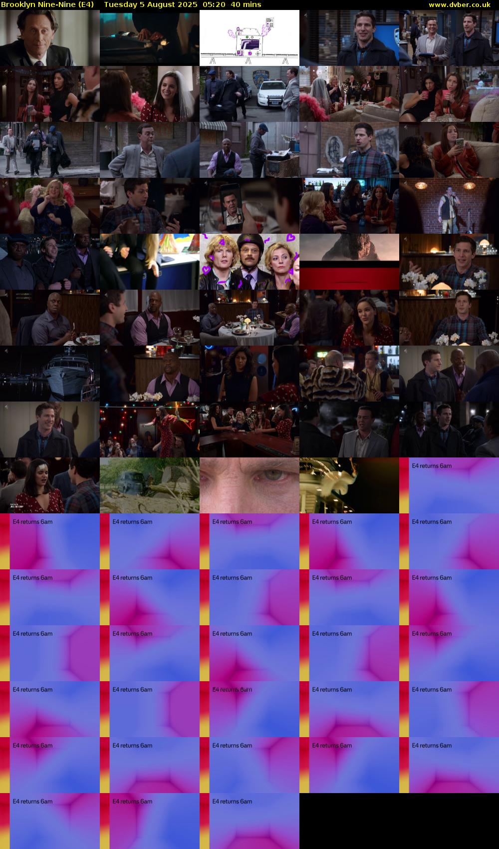 Brooklyn Nine-Nine (E4) Tuesday 5 August 2025 05:20 - 06:00