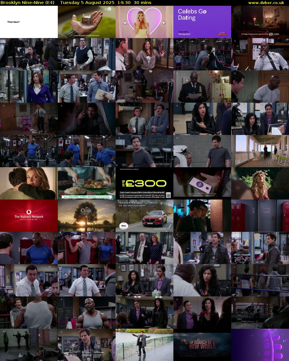 Brooklyn Nine-Nine (E4) Tuesday 5 August 2025 14:30 - 15:00