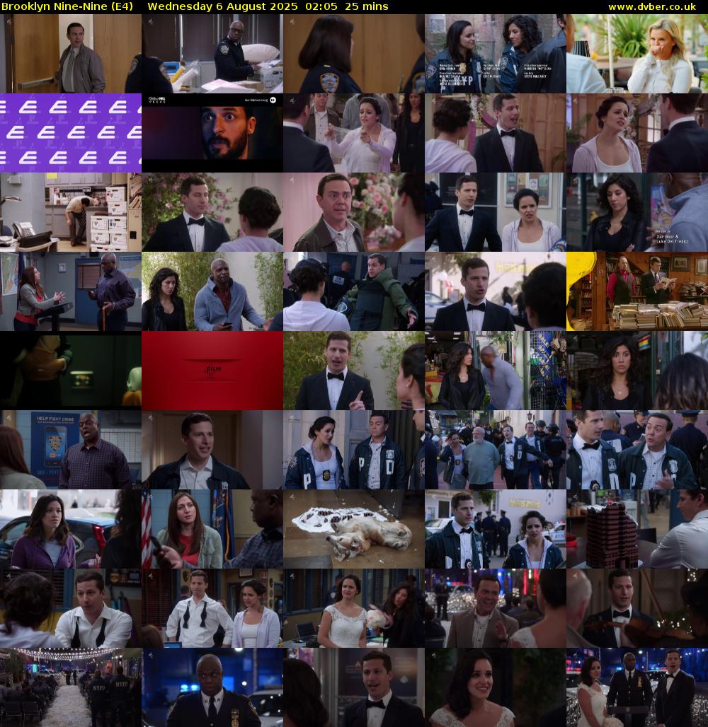 Brooklyn Nine-Nine (E4) Wednesday 6 August 2025 02:05 - 02:30