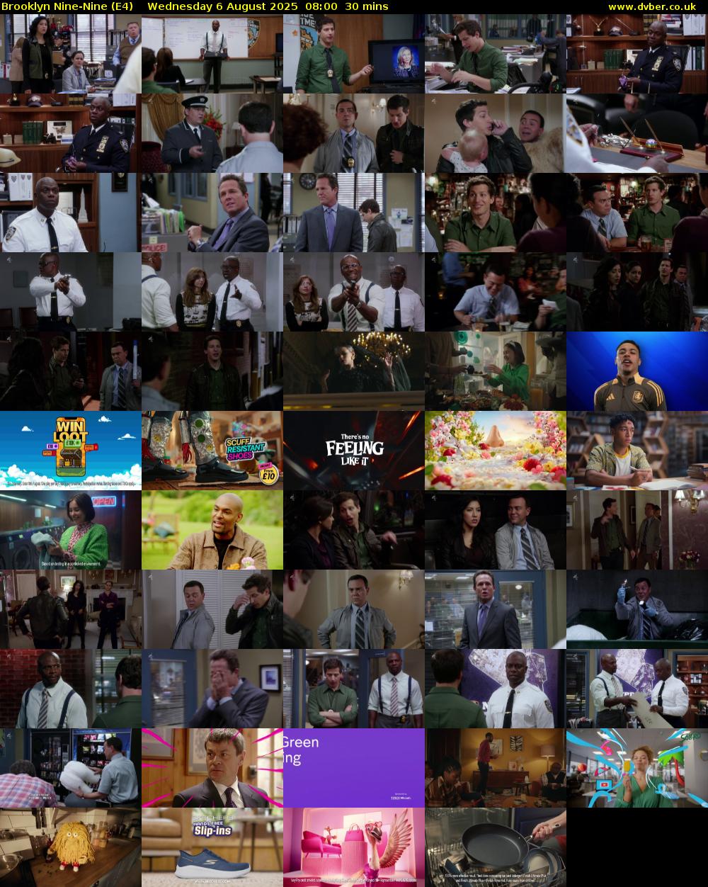 Brooklyn Nine-Nine (E4) Wednesday 6 August 2025 08:00 - 08:30