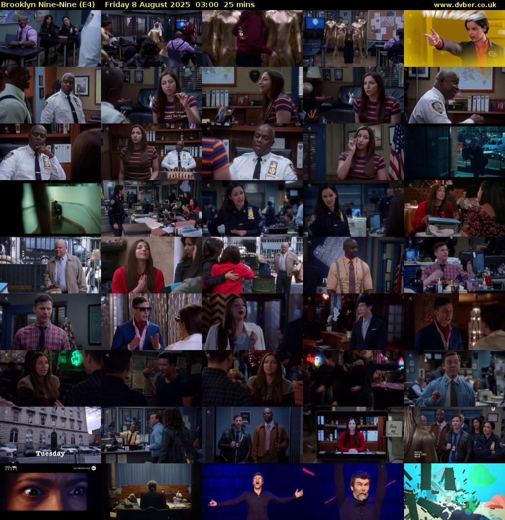 Brooklyn Nine-Nine (E4) Friday 8 August 2025 03:00 - 03:25
