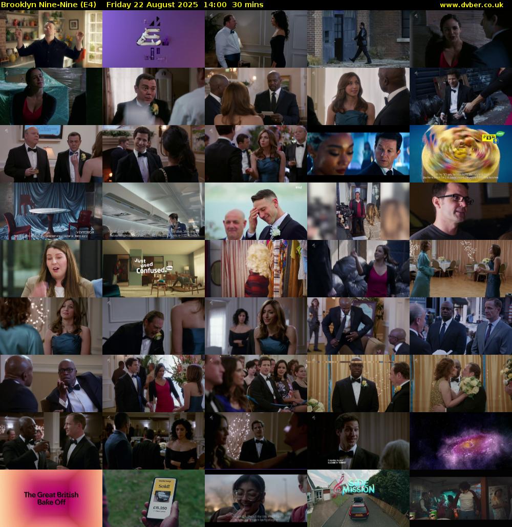 Brooklyn Nine-Nine (E4) Friday 22 August 2025 14:00 - 14:30