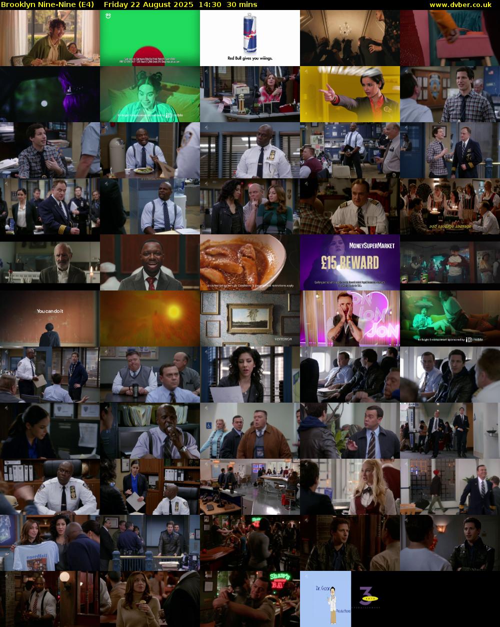 Brooklyn Nine-Nine (E4) Friday 22 August 2025 14:30 - 15:00