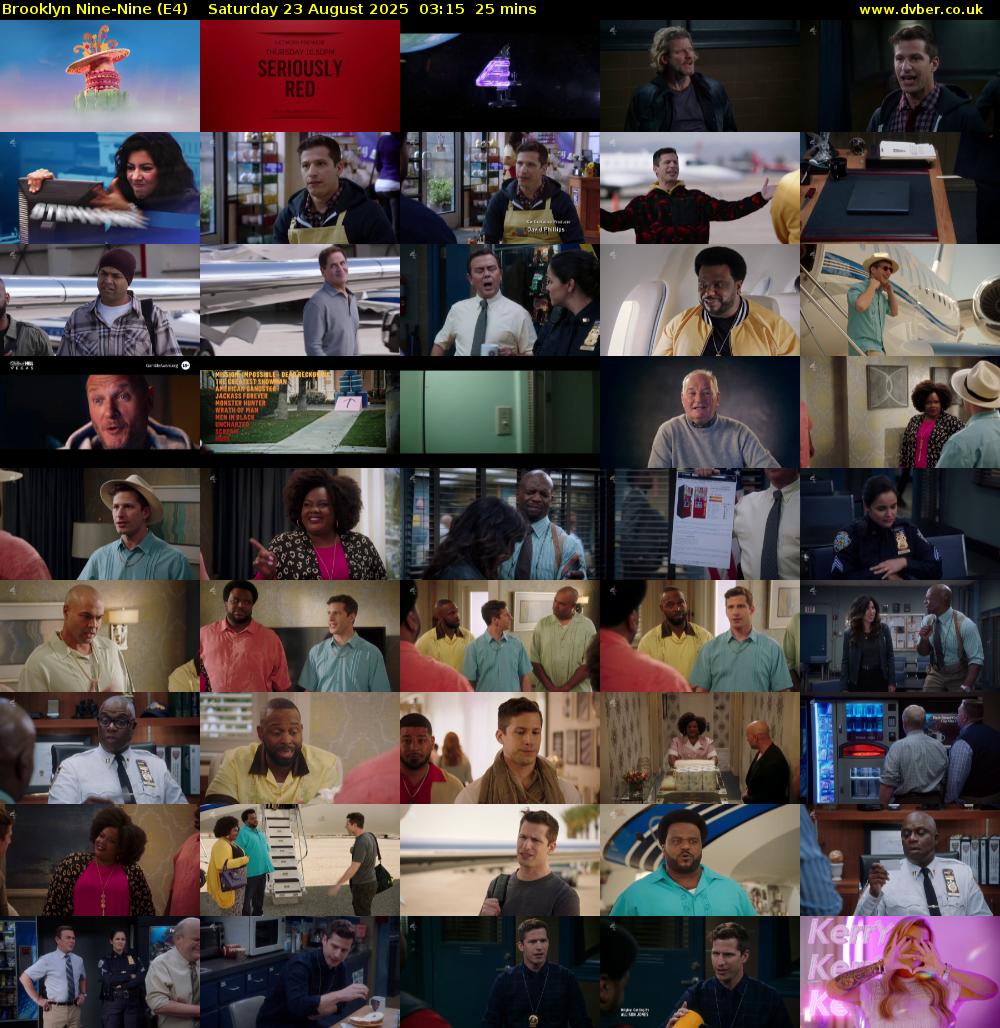 Brooklyn Nine-Nine (E4) Saturday 23 August 2025 03:15 - 03:40
