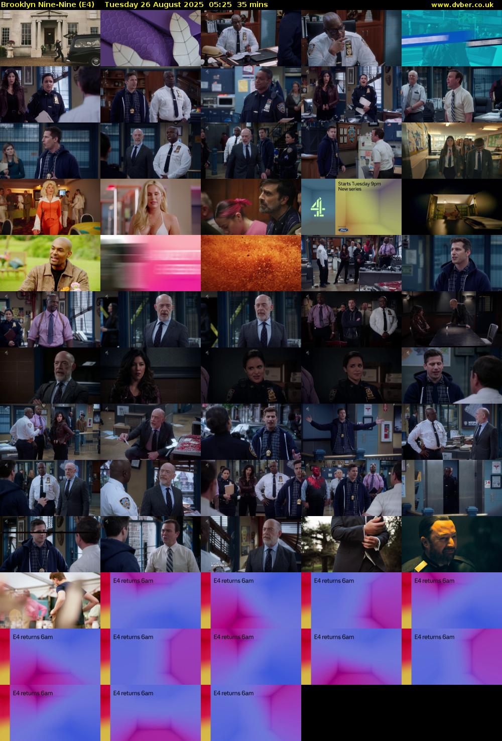 Brooklyn Nine-Nine (E4) Tuesday 26 August 2025 05:25 - 06:00