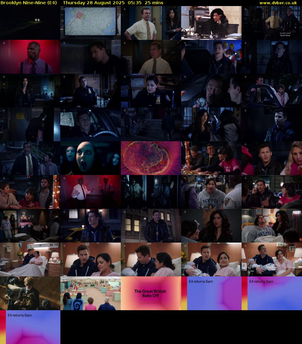 Brooklyn Nine-Nine (E4) Thursday 28 August 2025 05:35 - 06:00