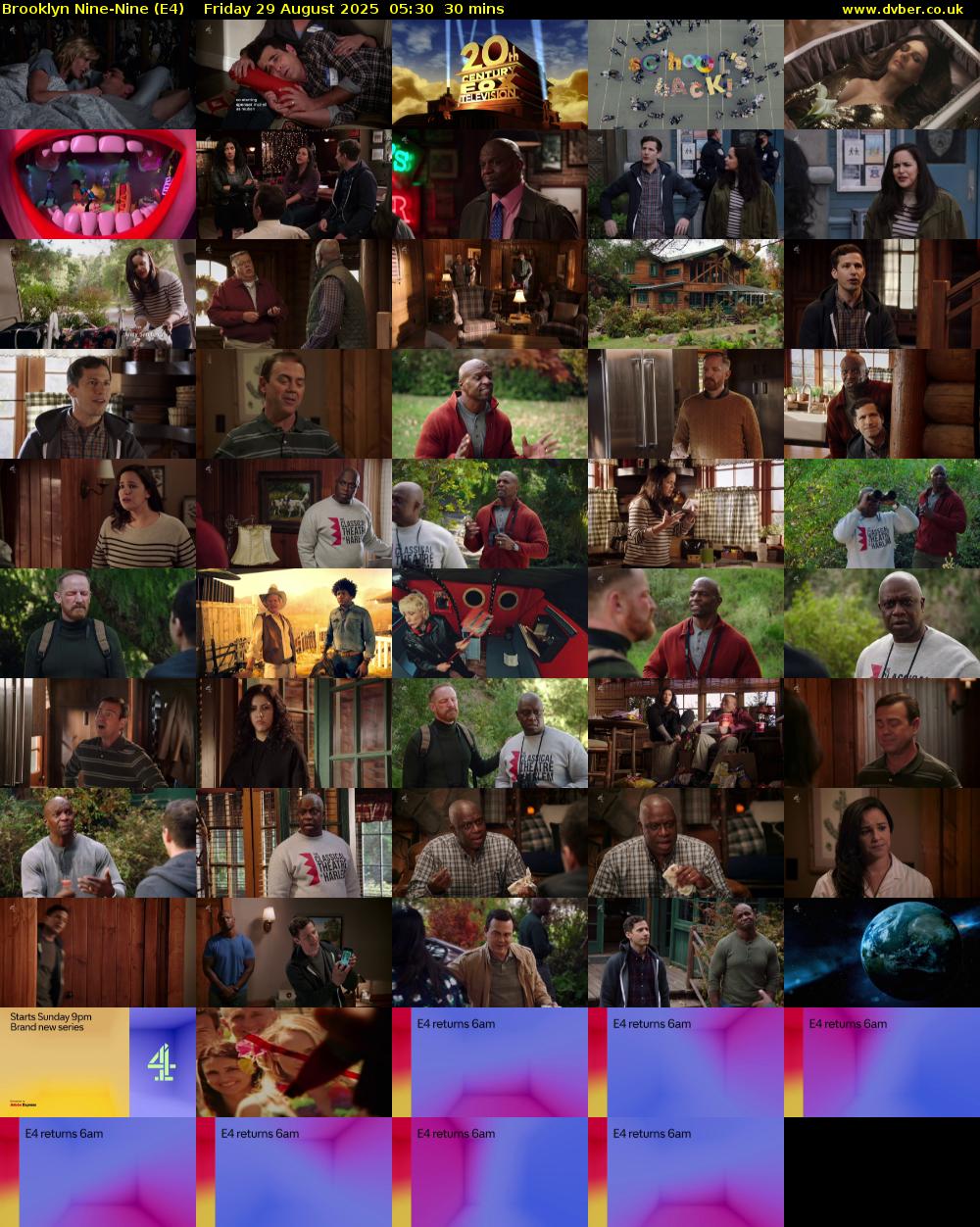 Brooklyn Nine-Nine (E4) Friday 29 August 2025 05:30 - 06:00