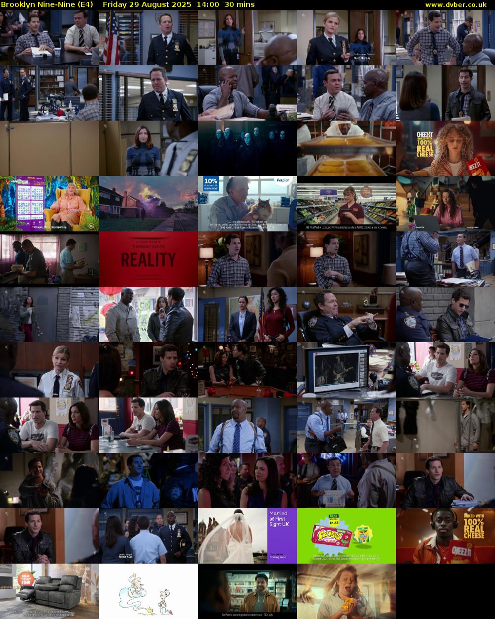 Brooklyn Nine-Nine (E4) Friday 29 August 2025 14:00 - 14:30