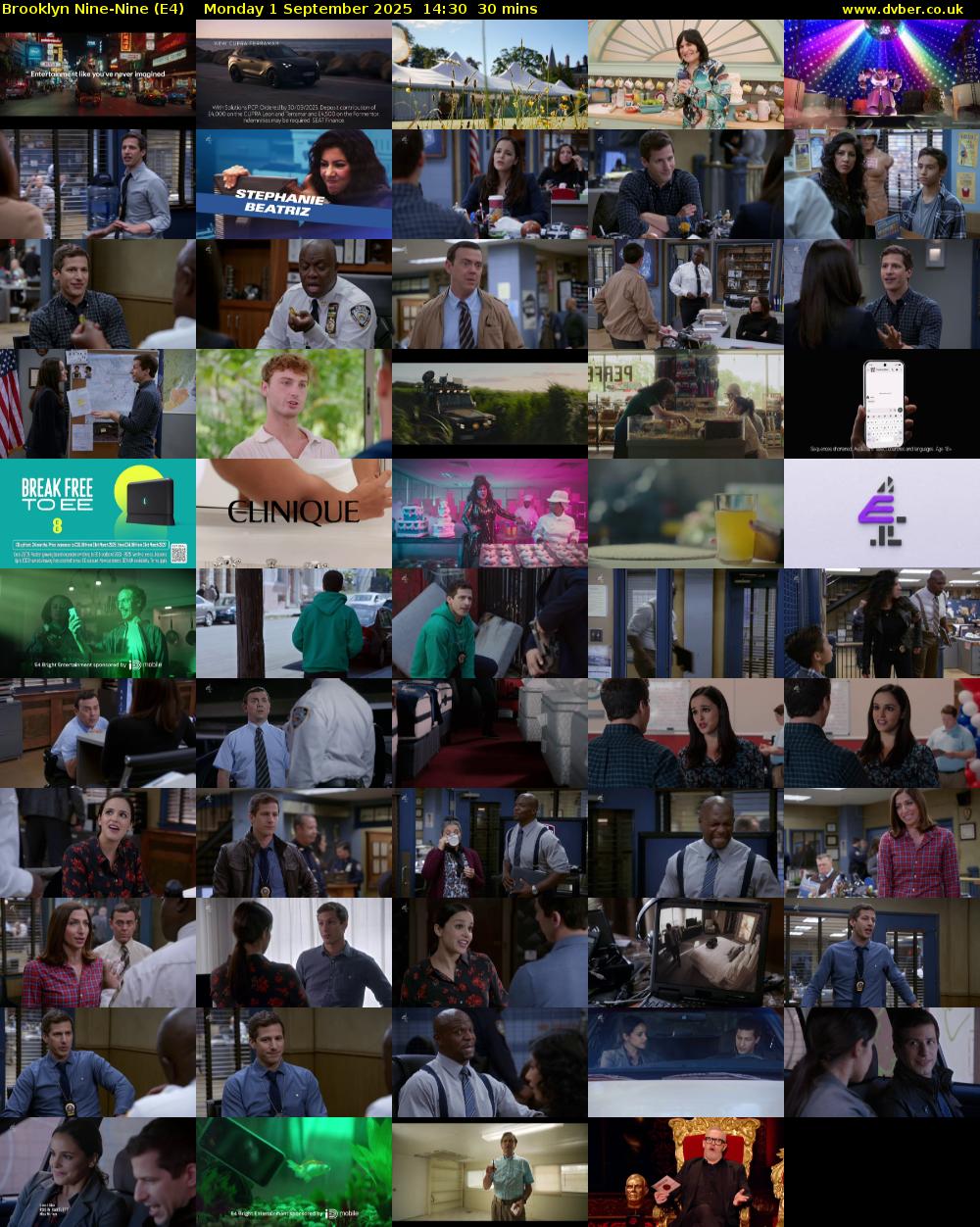 Brooklyn Nine-Nine (E4) Monday 1 September 2025 14:30 - 15:00