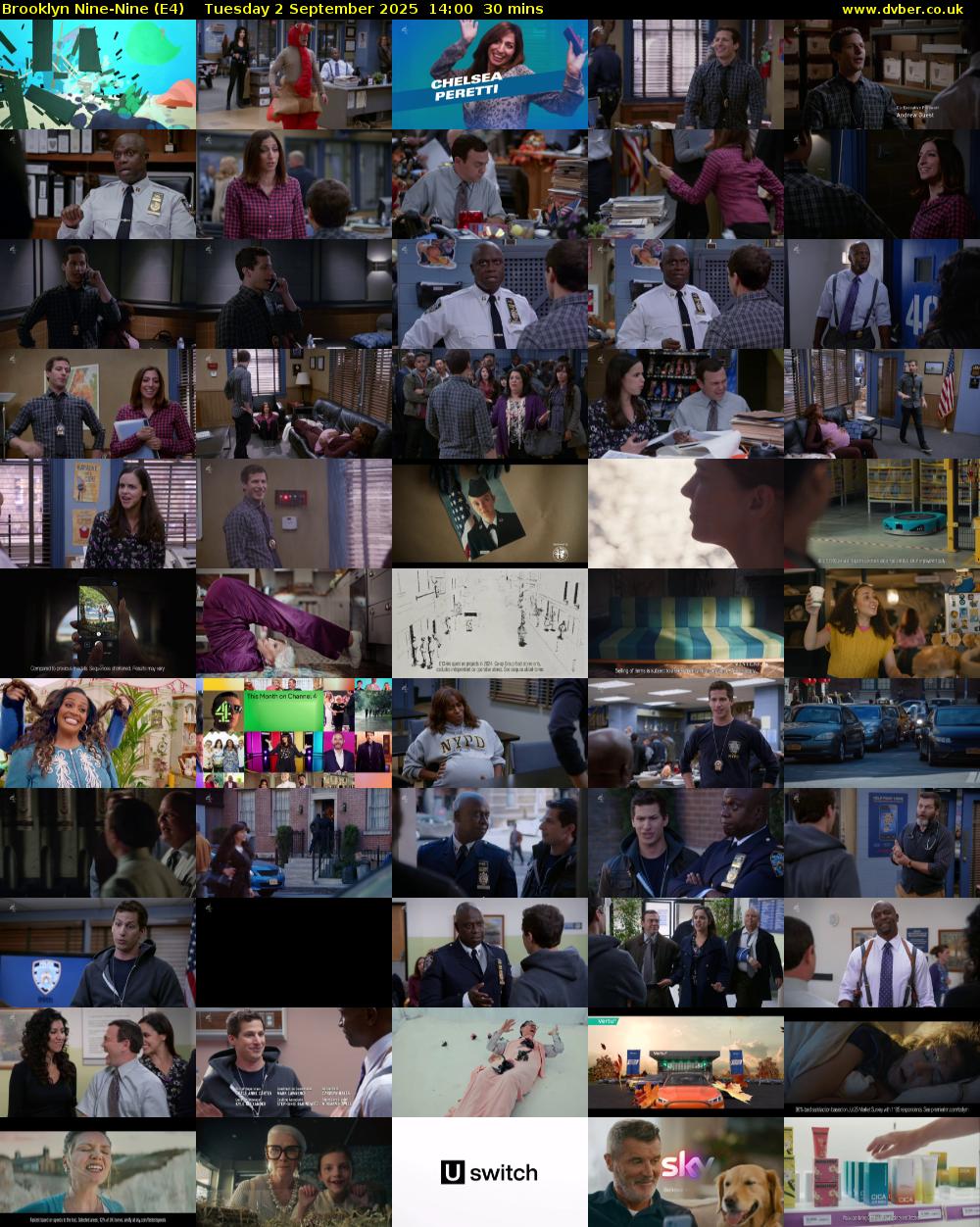 Brooklyn Nine-Nine (E4) Tuesday 2 September 2025 14:00 - 14:30