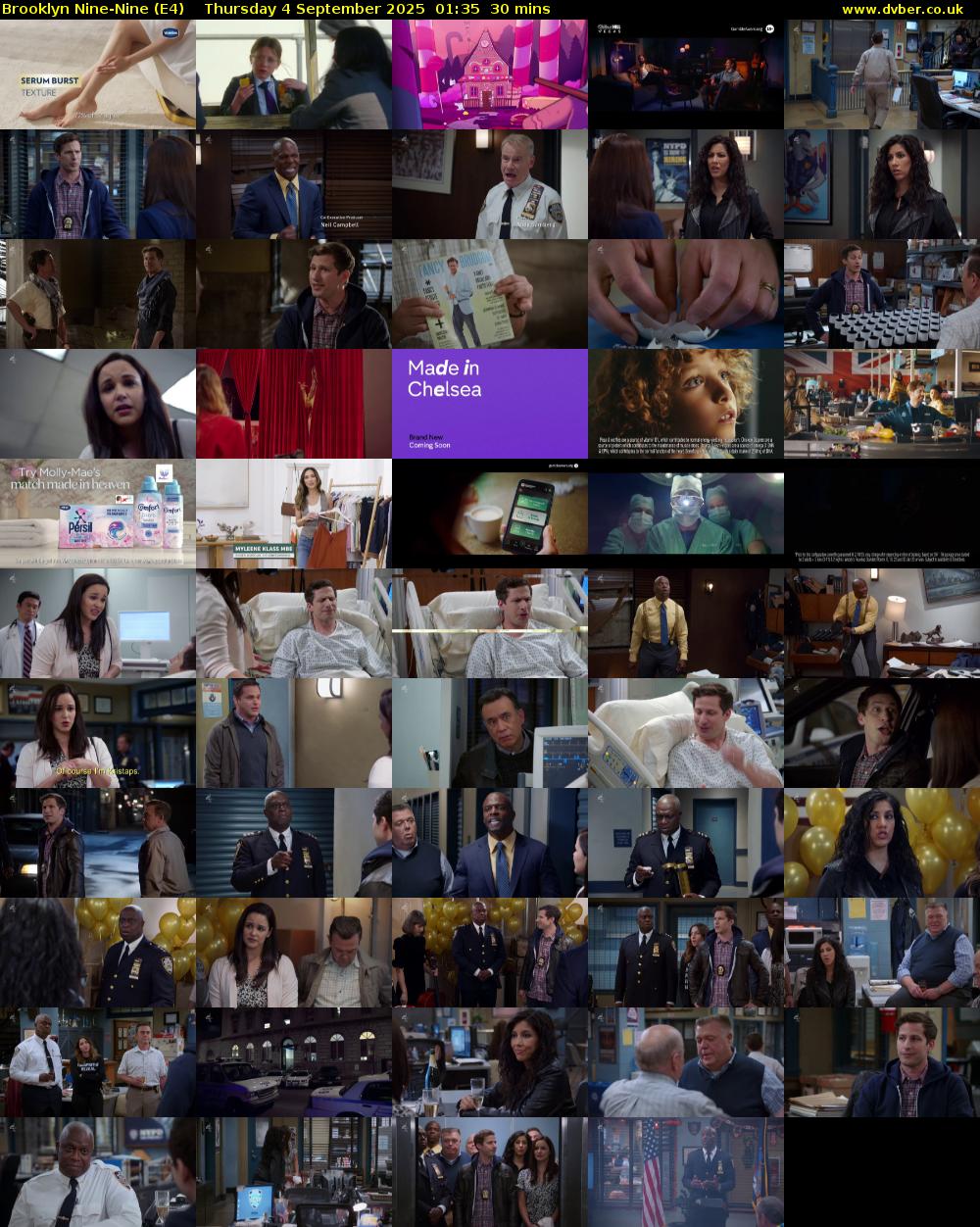 Brooklyn Nine-Nine (E4) Thursday 4 September 2025 01:35 - 02:05