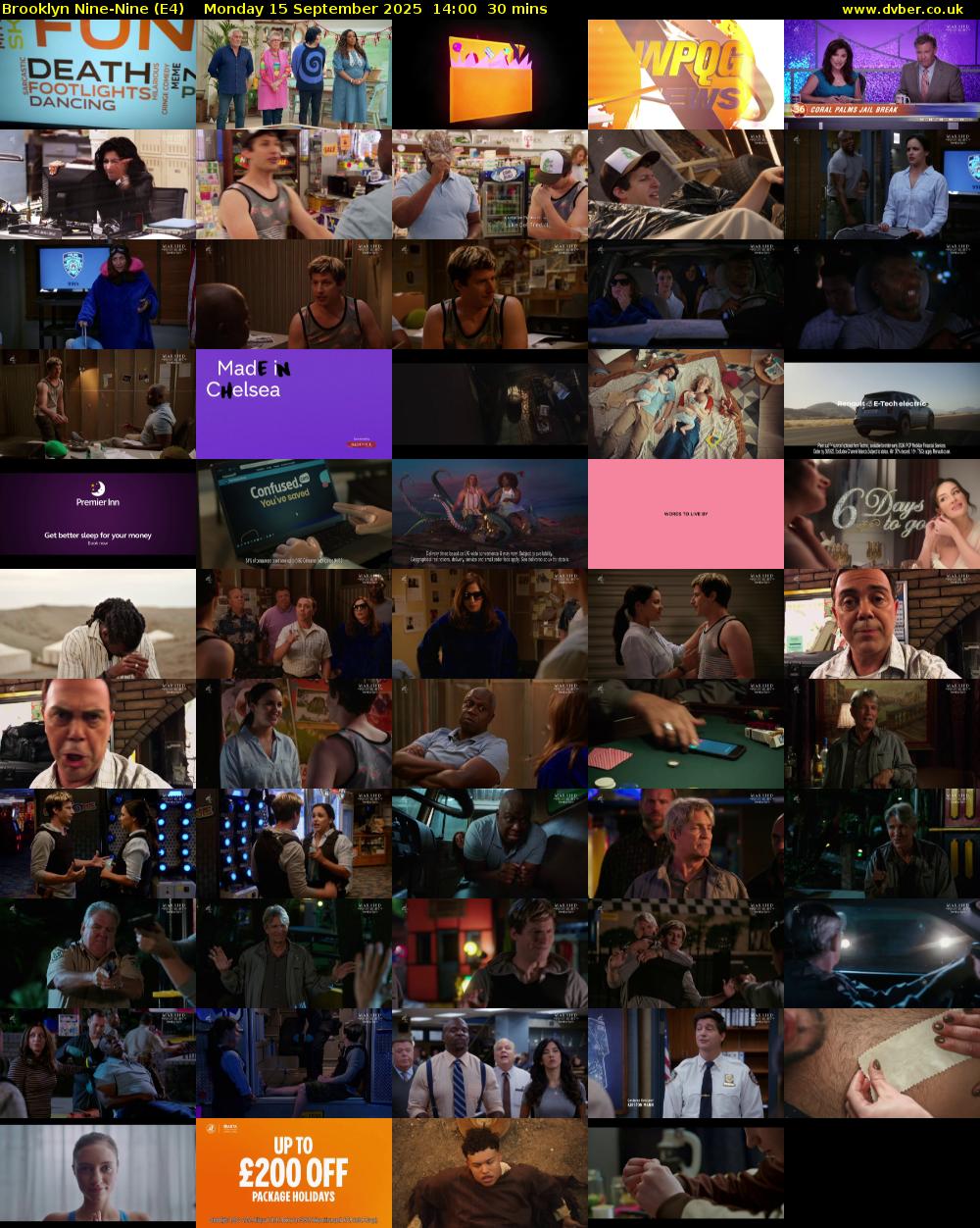 Brooklyn Nine-Nine (E4) Monday 15 September 2025 14:00 - 14:30