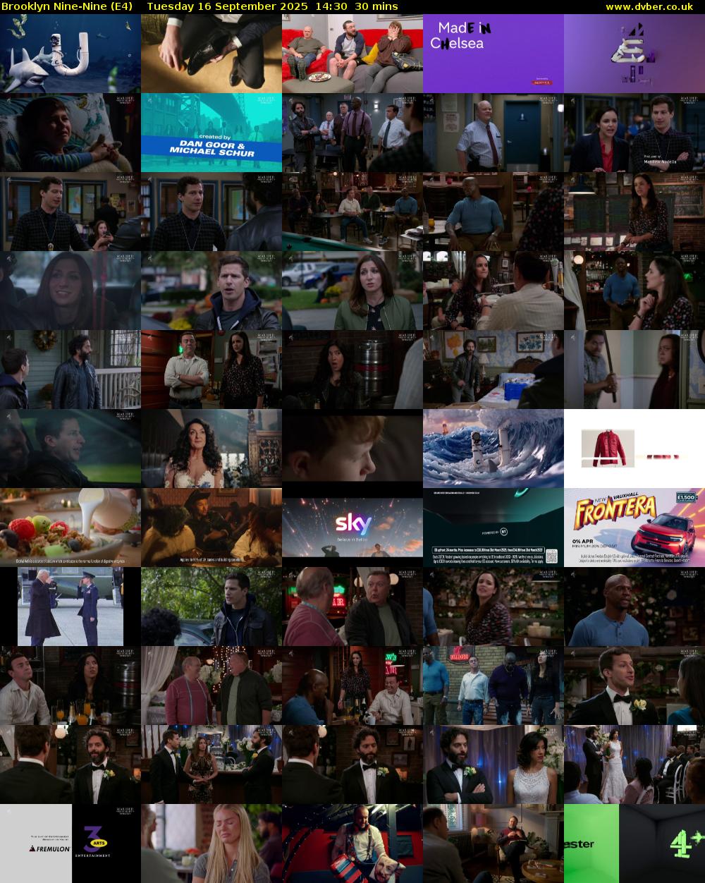 Brooklyn Nine-Nine (E4) Tuesday 16 September 2025 14:30 - 15:00