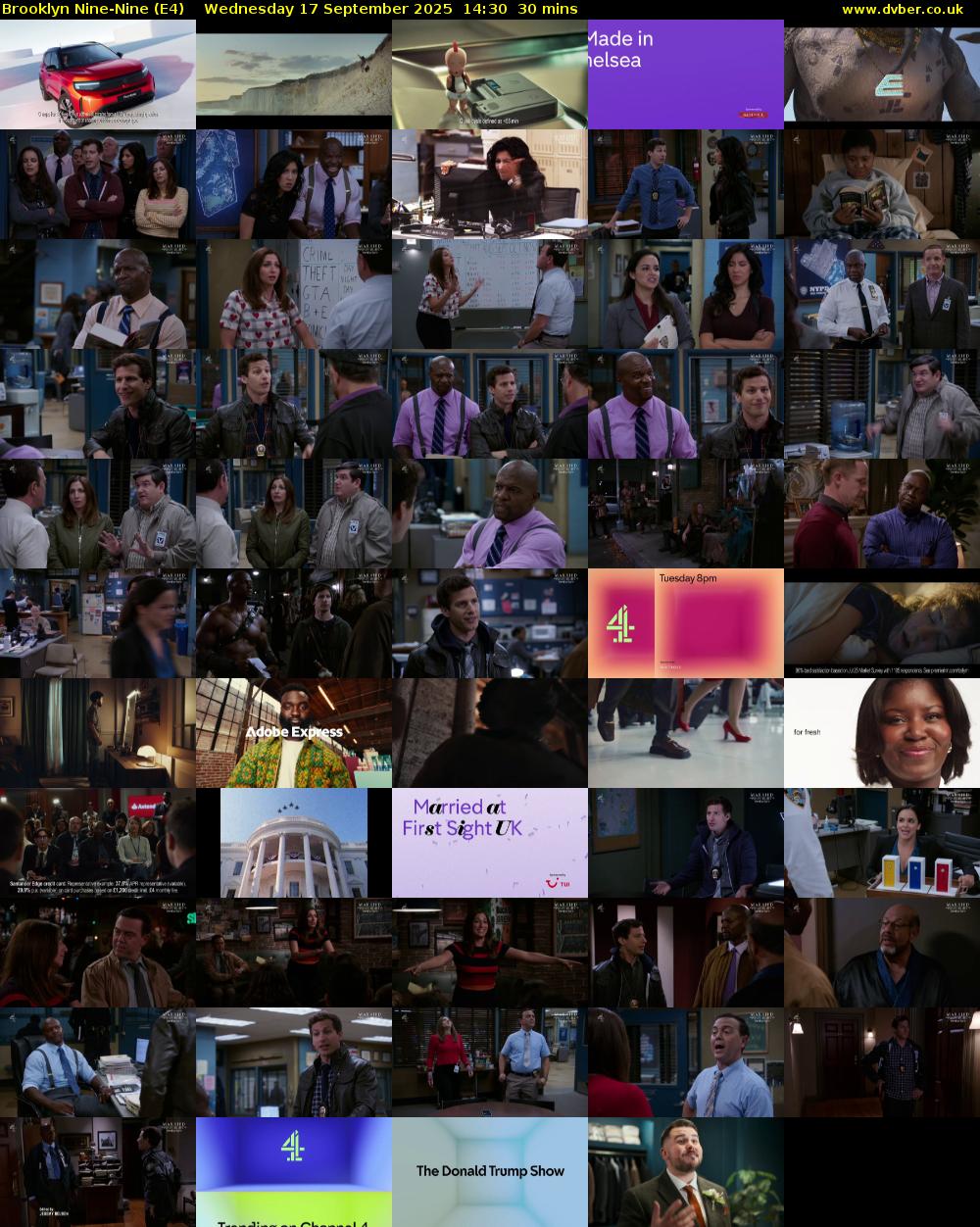 Brooklyn Nine-Nine (E4) Wednesday 17 September 2025 14:30 - 15:00