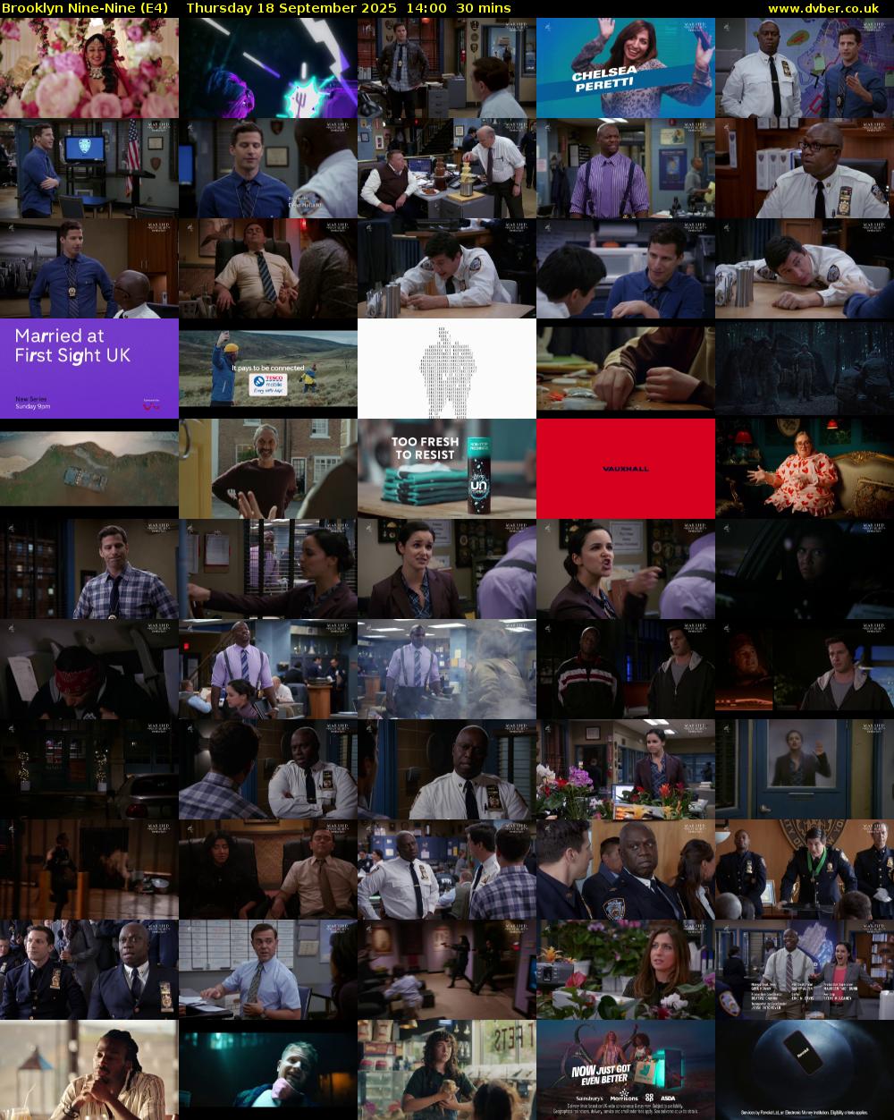 Brooklyn Nine-Nine (E4) Thursday 18 September 2025 14:00 - 14:30