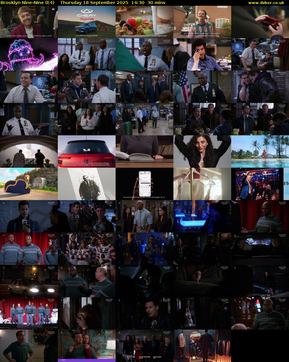 Brooklyn Nine-Nine (E4) Thursday 18 September 2025 14:30 - 15:00