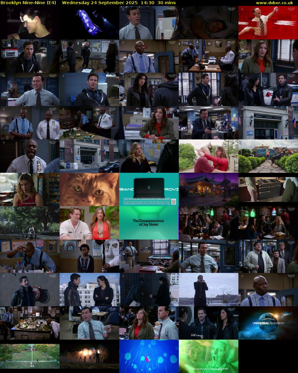 Brooklyn Nine-Nine (E4) Wednesday 24 September 2025 14:30 - 15:00
