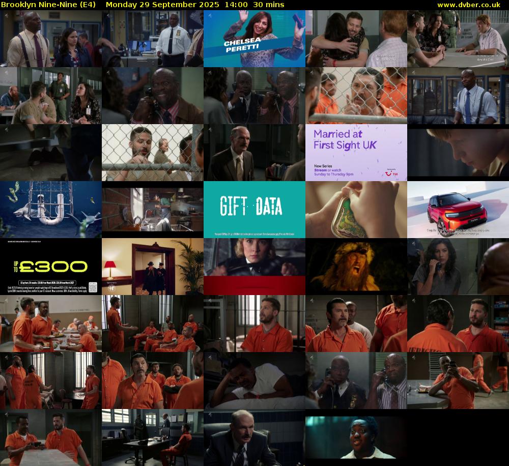 Brooklyn Nine-Nine (E4) Monday 29 September 2025 14:00 - 14:30