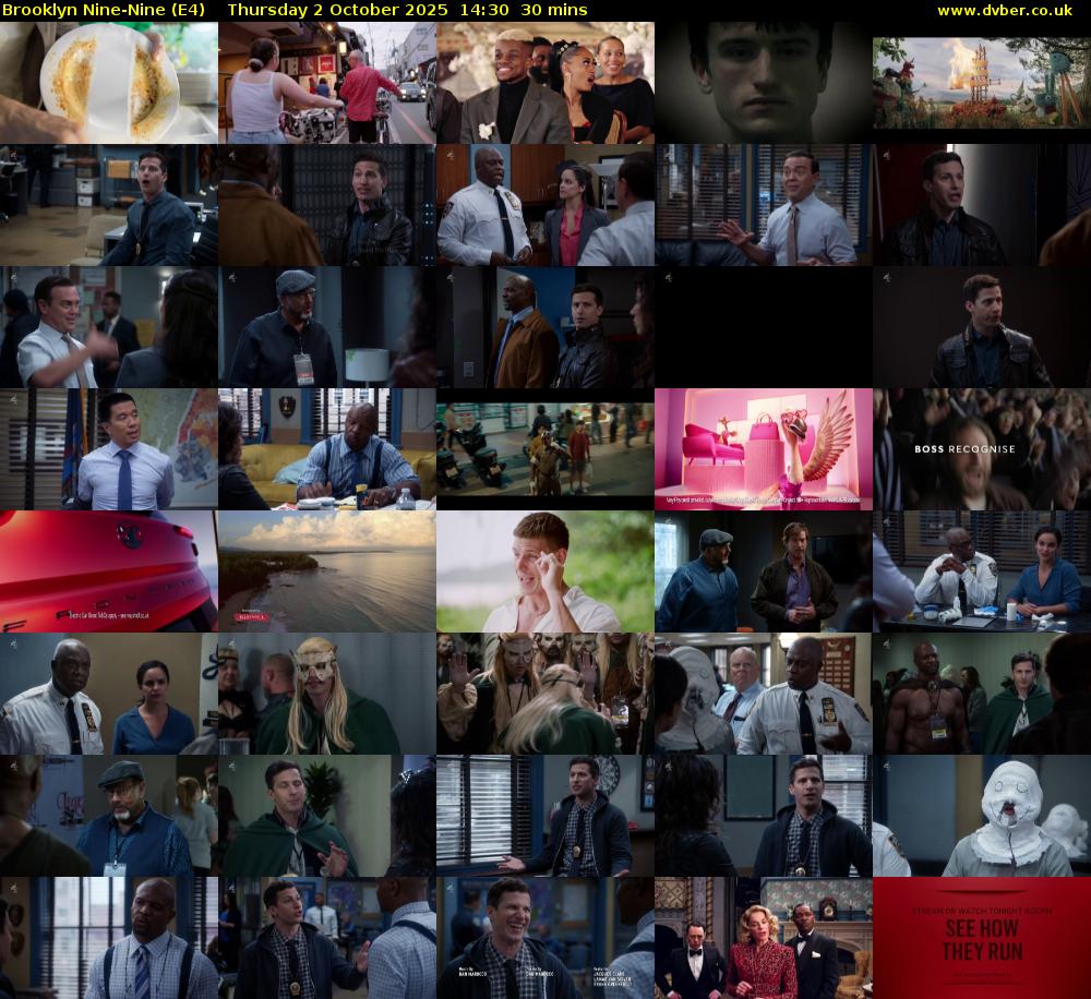Brooklyn Nine-Nine (E4) Thursday 2 October 2025 14:30 - 15:00