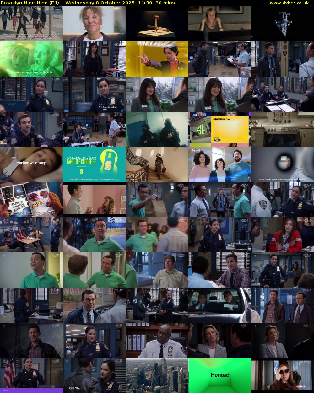 Brooklyn Nine-Nine (E4) Wednesday 8 October 2025 14:30 - 15:00