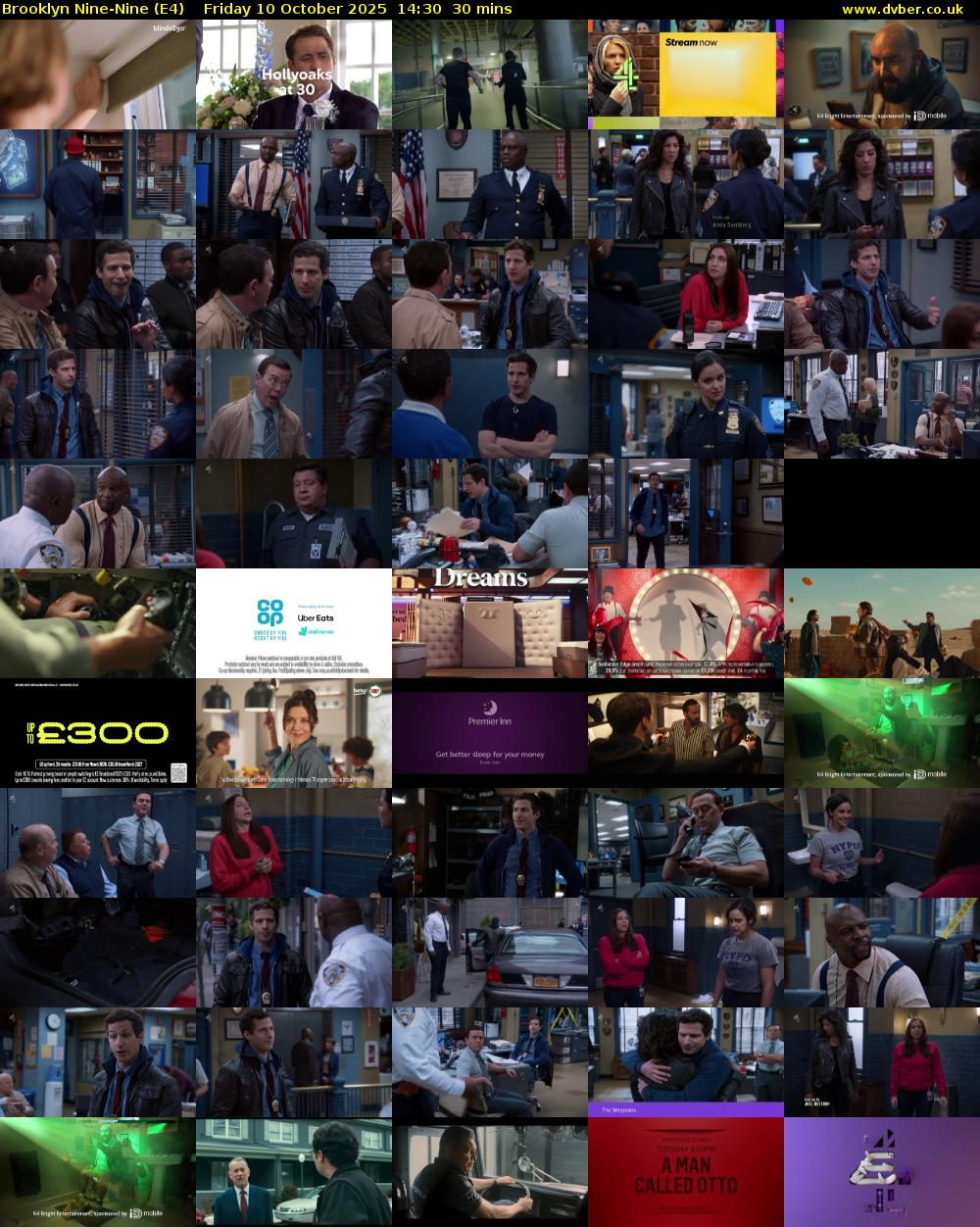 Brooklyn Nine-Nine (E4) Friday 10 October 2025 14:30 - 15:00