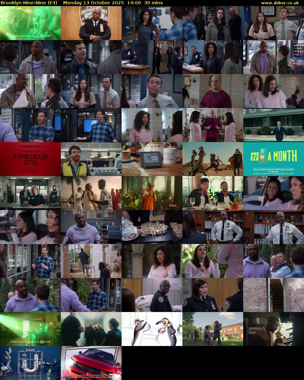 Brooklyn Nine-Nine (E4) Monday 13 October 2025 14:00 - 14:30