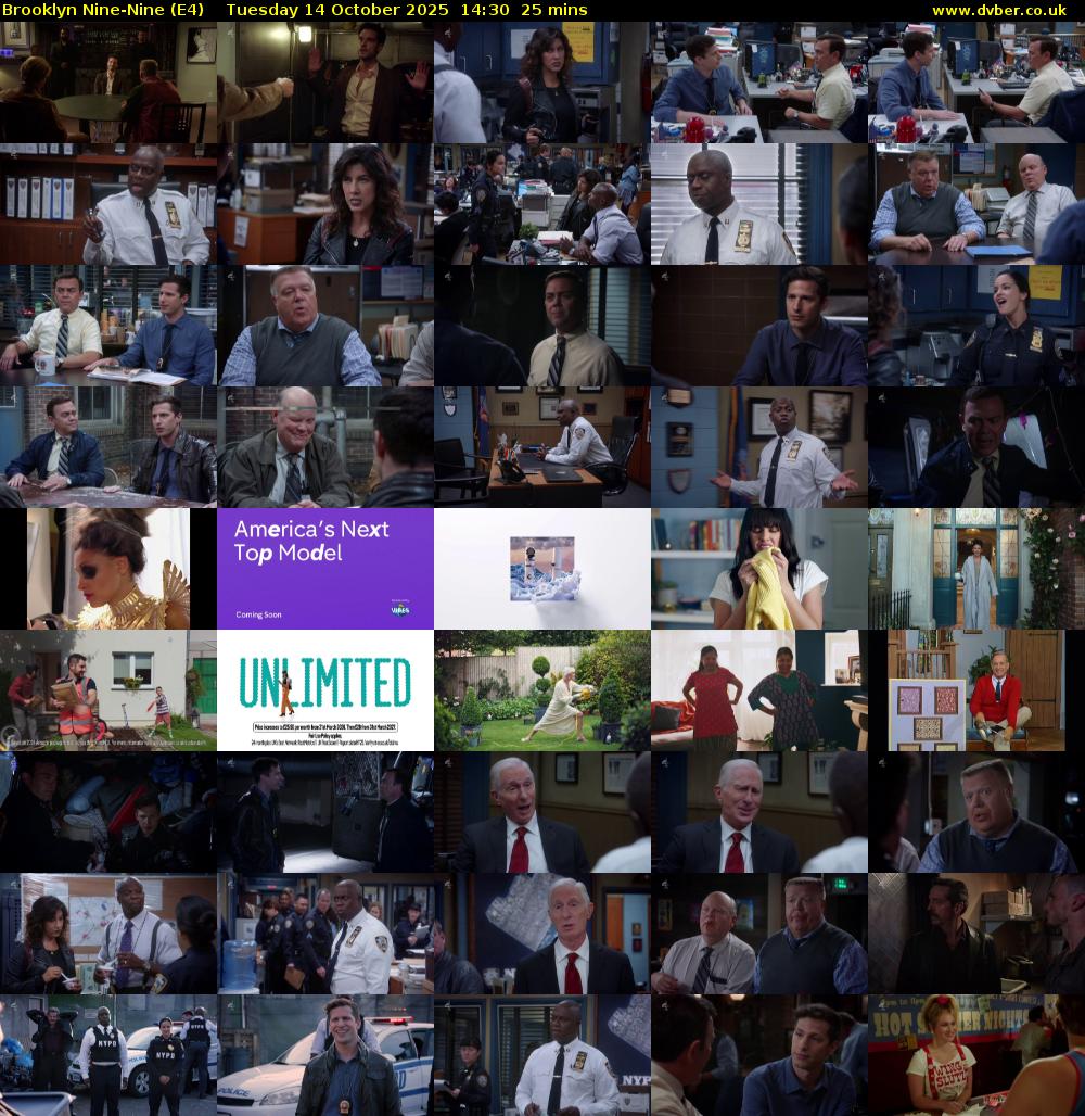 Brooklyn Nine-Nine (E4) Tuesday 14 October 2025 14:30 - 14:55