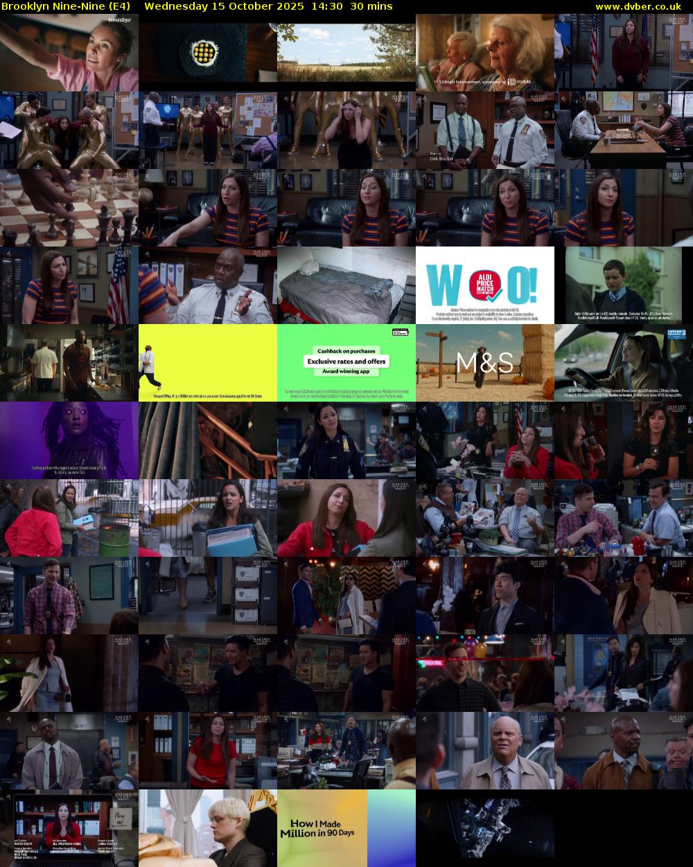 Brooklyn Nine-Nine (E4) Wednesday 15 October 2025 14:30 - 15:00