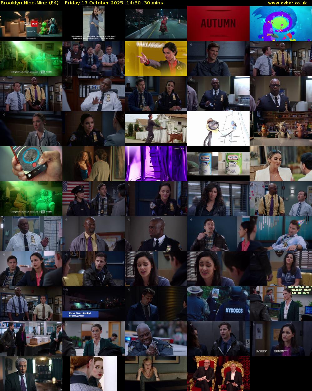 Brooklyn Nine-Nine (E4) Friday 17 October 2025 14:30 - 15:00