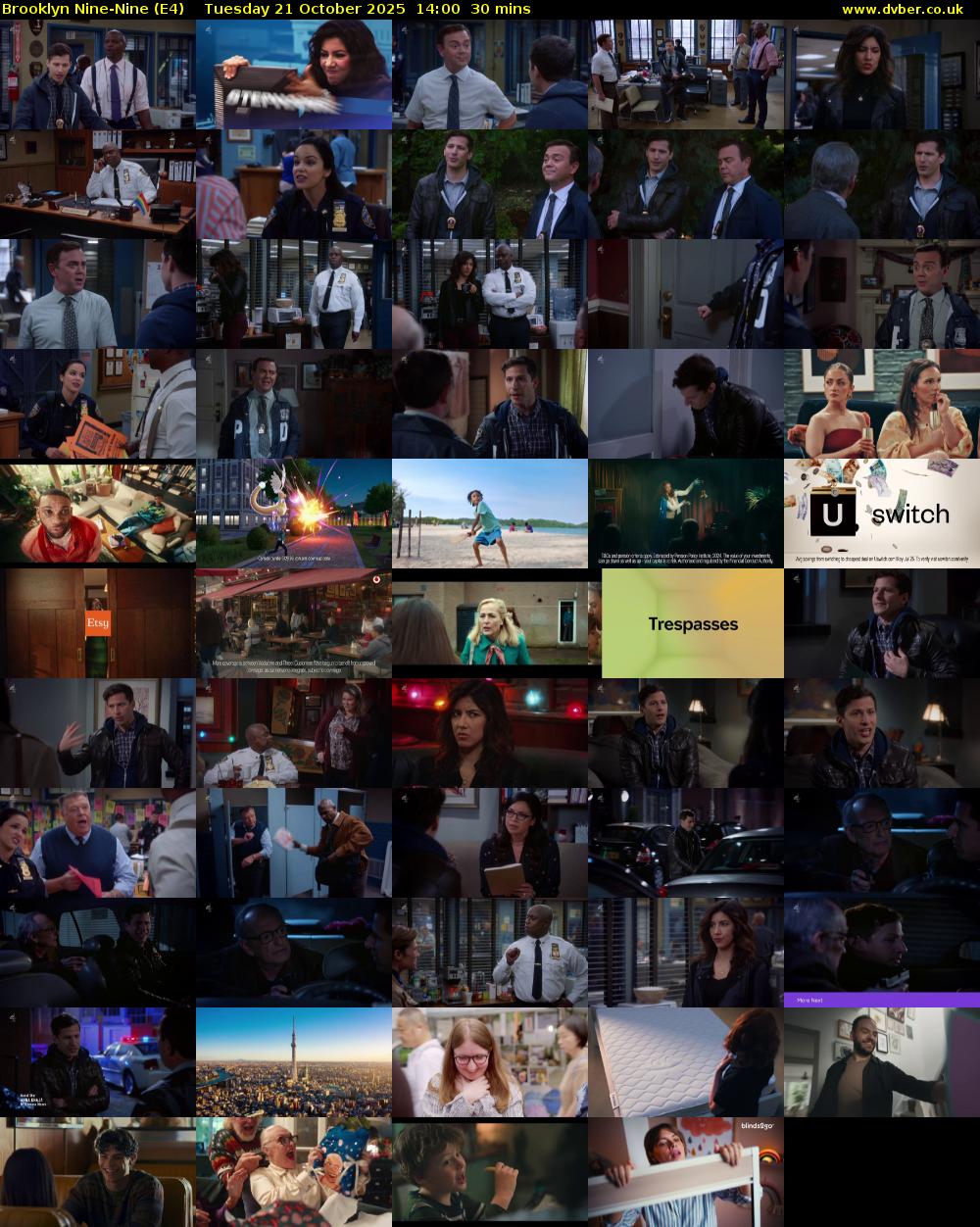 Brooklyn Nine-Nine (E4) Tuesday 21 October 2025 14:00 - 14:30